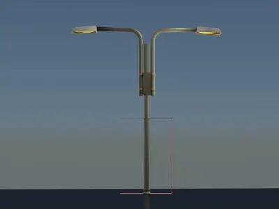 3D street light 3D model
