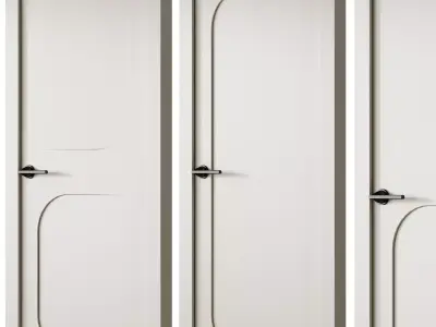 Interior Door 14 2 3D model