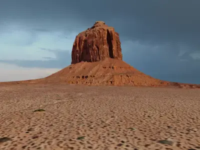 Monument Valley Merrick Butte 3D model
