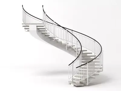 Spiral Staircase 3D model