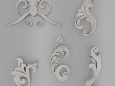 Trim Ornament 104 3D model