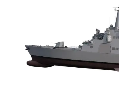 HEAVY NAVY FRIGATE 3D model