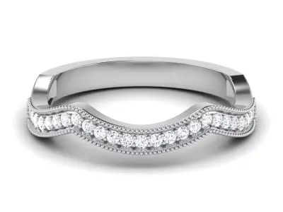  Engagement Wedding Etarnaty Band 3D print model