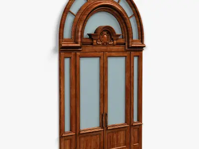 Door0047 ornate door 3D model