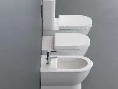 Duravit Darling New WC Low-poly 3D model