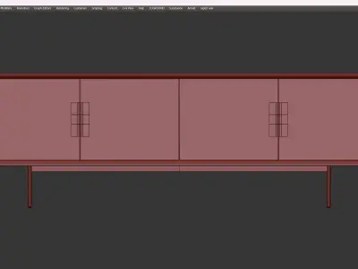 Sideboard Kenton Low-poly 3D model