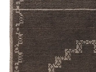 REHANA WOOL RUG Brown 3D model