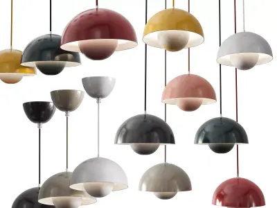 FlowerPot VP1 pendant BY VERNER PANTON 3D model