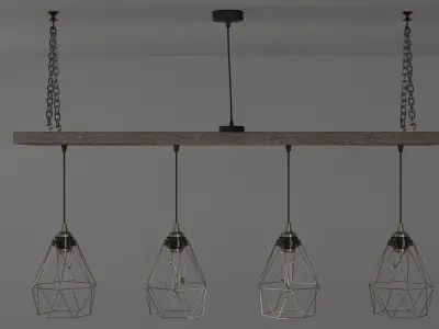 Roof Hanging Lights 3D model