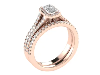 Women Ring  Render 3dm STL OBJ FBX TXT Details 3D print model 25