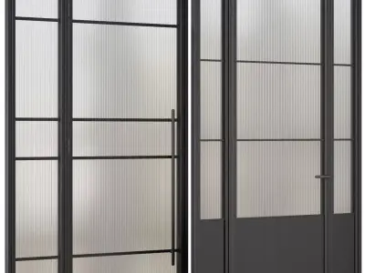 Entrance door set163 3D model