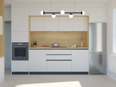 Apartment kitchen 3D model