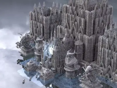 Cthulhu Sanctuary extended 3D model