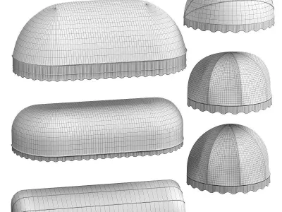 Marquise rounded 3D model