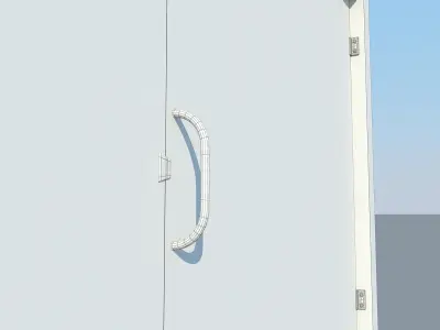 Glass door MAX 2011 Free 3D model