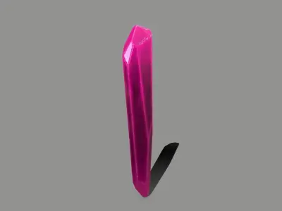 Crystal Set Low-poly 3D model 12