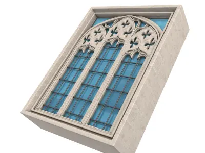 Gothic Window  3D model