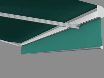 Hinged Awning Canopy 3D model