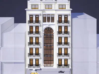 Classic house 05 3D model