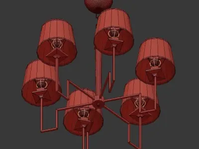 MAYA chandelier 3D model