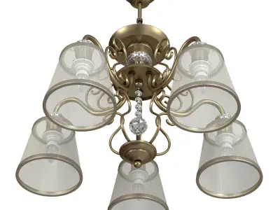 Ceiling chandelier Driana FR2405-PL-05-BZ 3D model