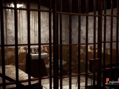 UE4 Prison Package V1- v002 Low-poly 3D model