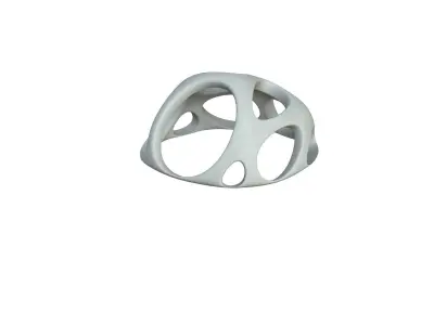 SciFi Cube Object No 48969 Low Poly Shape Low-poly 3D model