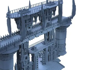 Desert Conjuror Tower Bridge 3  3D model