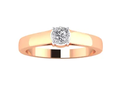 Women Ring Render 3dm STL MTL SLC JCD OBJ FBX Details 3D print model 30