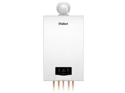 Gas boiler and sensoHOME VRT 380 Vaillant room regulator 3D model