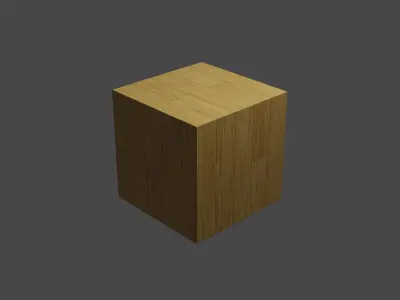 Hackberry Wood Texture 3D model