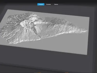 La Palma island Canary Islands Spain 3D model