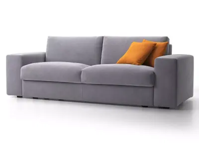 Togo 2 Seater Sofa 3D model
