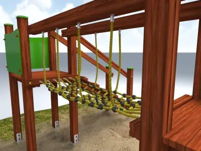 Playground house 3D model