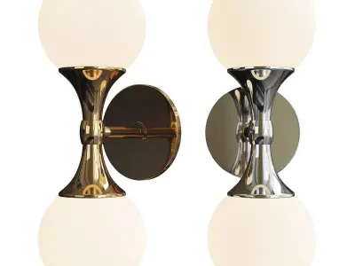 Hudson Valley Astoria Wall Sconce Low-poly 3D model