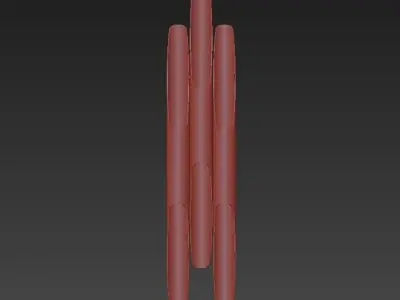 Delighfull pair of pencils 3D model