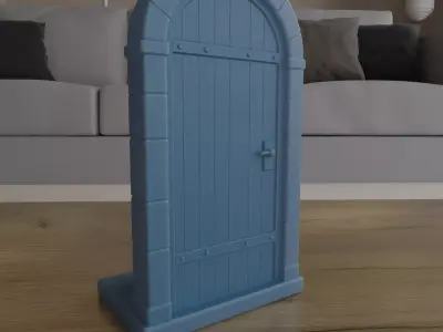 Christ Knocking at the Door 3D Sculpture STL 3D print model