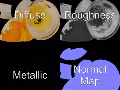 Sunny Ceramic Plate model pack Low-poly 3D model