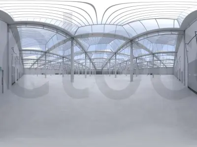 HDRI - Industrial Warehouse Interior 4 Texture