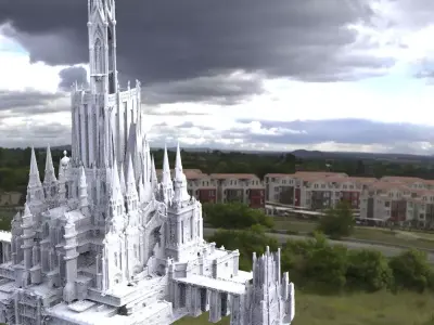 Asgardian Bridge to Sif chambers 3D model