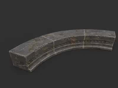 STONE PLACE LOW POLY HIGH QUALITY Low-poly 3D model