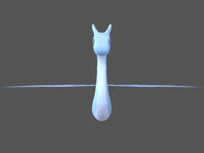 Cartoon Dragon Character v1 001 Low-poly 3D model