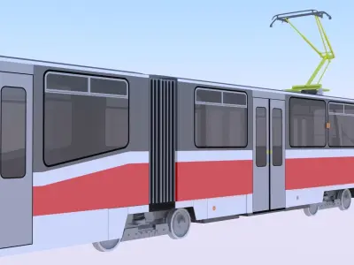 Tram KT8D5 3D model