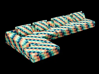 Frigerio sofa 002 3D model