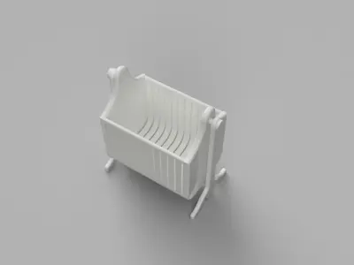 Baby Crib or Cradle 3D print model