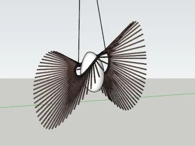 wave pendant light 3D model