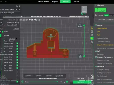 Wall Mount Curtain Rod Bracket 1 inch Pipe and Vitrase Rail 3D print model