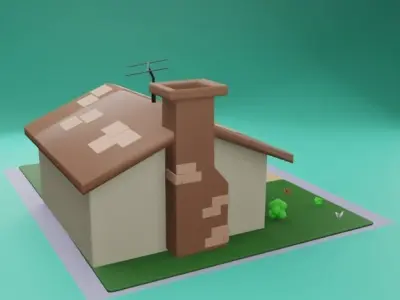 House Free low-poly 3D model