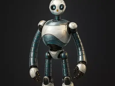 Roz  The Wild Robot Character High 3D Printable Model 3D model