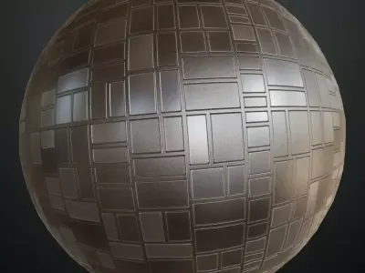 Silver Metal Powdered Plaster PBR Seamless Texture